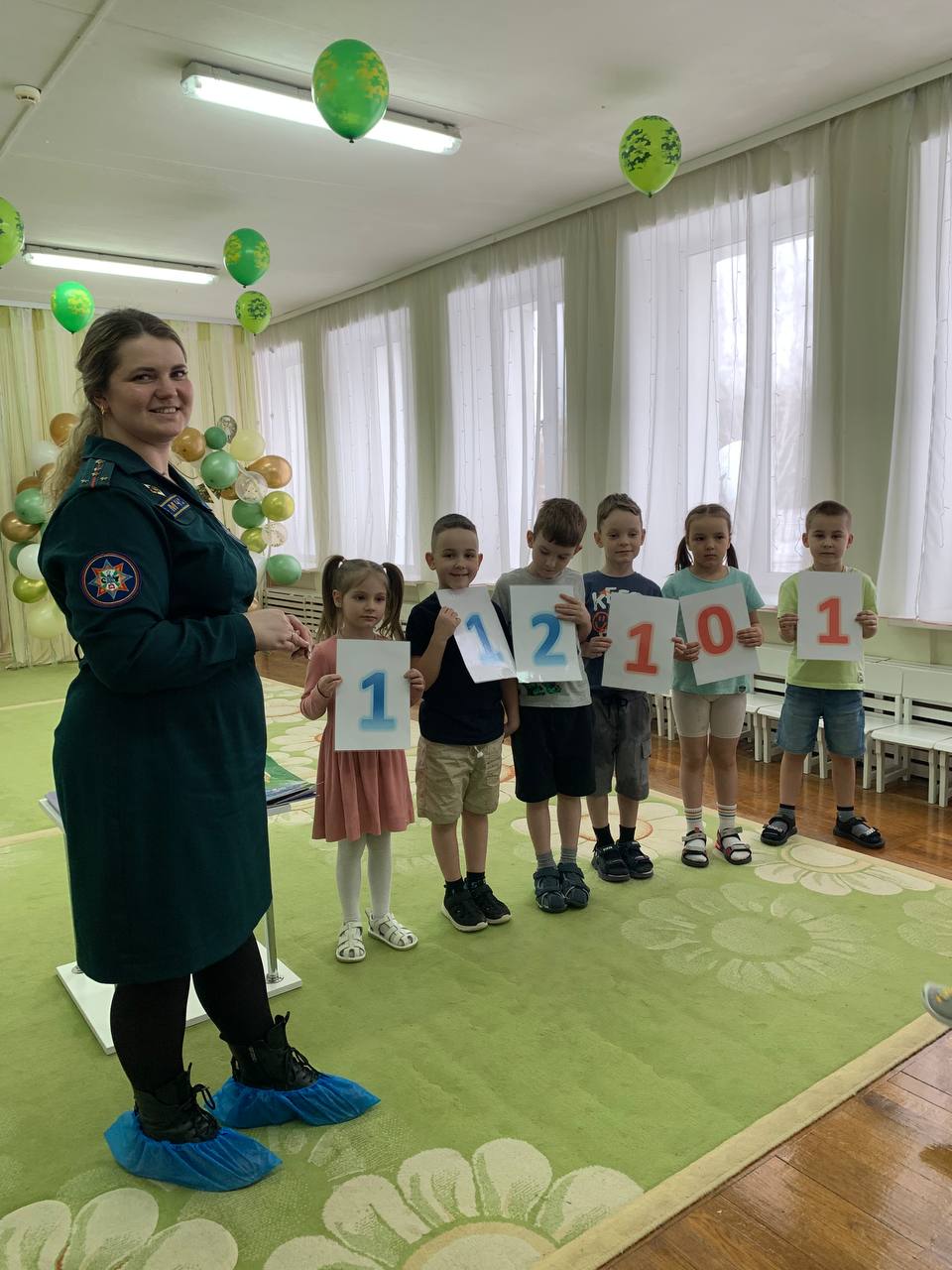 Встреча сотрудников МЧС с воспитанниками учреждения