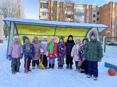 Зимнее счастье на прогулке! 